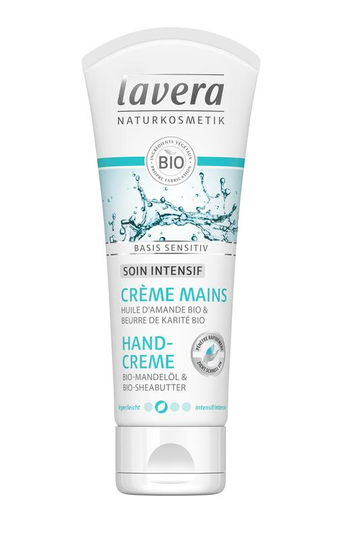 Lavera Basis Sensitiv handcreme creme mains bio FR-DE (75 Milliliter)