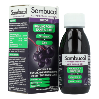 Sambucol Immuno Forte Suikervrij | 120 ml