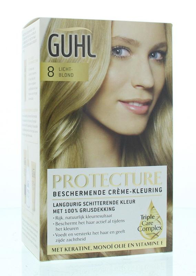 Guhl Beschermende cremekleur 8 lichtblond (1 Set)