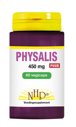 NHP Physalis 500 mg puur (60 Vegetarische capsules)