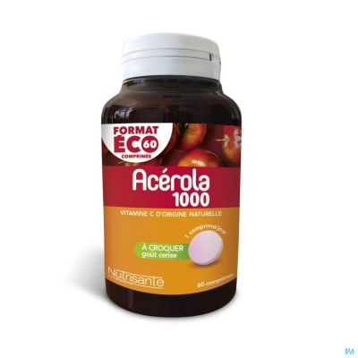 Nutrisanté Acérola 1000 | 60 kauwtabletten