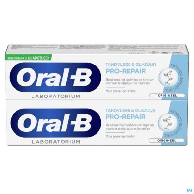 Oral-B Pro-Repair Tandvlees&Glazuur Origineel DUO | 2 x 75 ml
