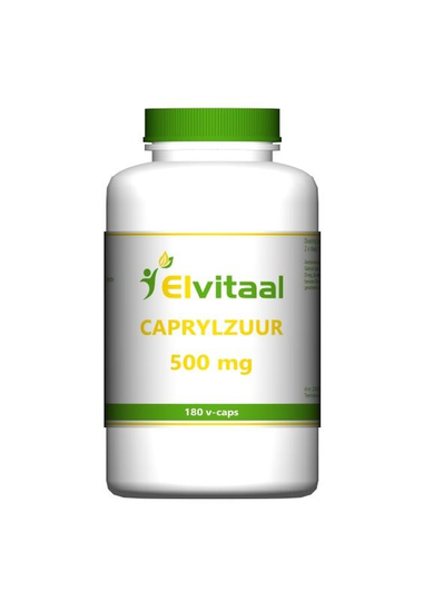 Elvitaal/elvitum Caprylzuur 500mg (180 Vegetarische capsules)