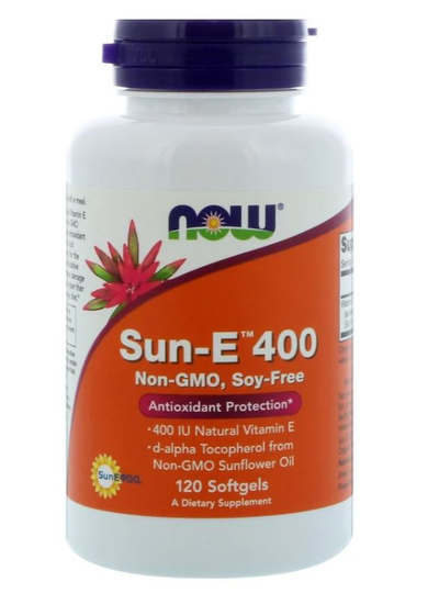 Sun-E 400 (120 softgels) - Now Foods