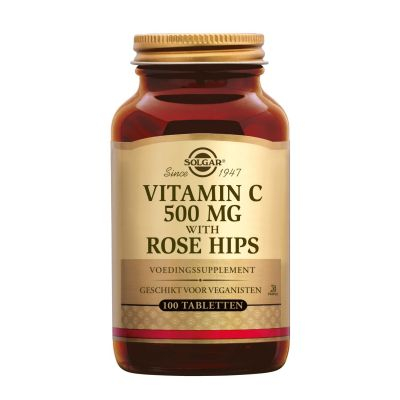 Solgar Vitamin C 500 mg with Rose Hips | 100 tabletten