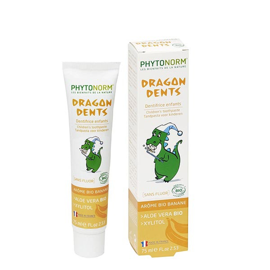 Phytonorm Dragondent kind tandpasta banaan (75 Milliliter)