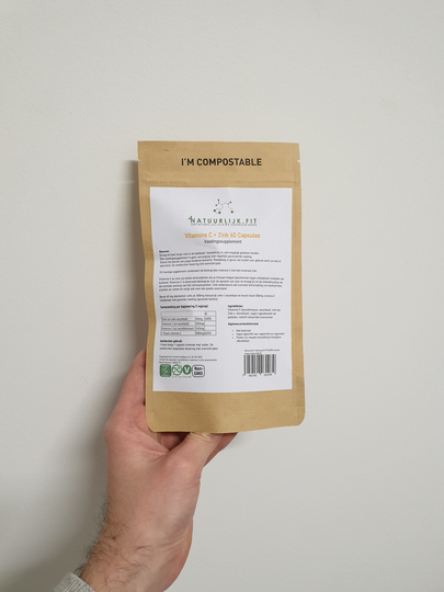 Natuurlijk.fit Vitamine C + Zink