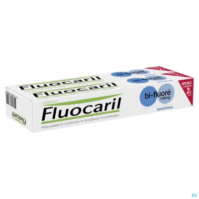 Fluocaril Bi-Fluoré 145 mg Tandvlees DUO | 2 x 75 ml PROMO