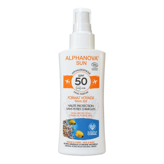Alphanova Sun Sun spray SPF50 gevoelige huid (90 Gram)