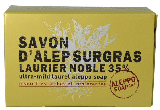 Aleppo Soap Co Aleppo zeep 35% laurier doosje (150 Gram)