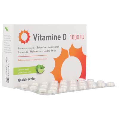 Vitamine D 1000 IU | 84 kauwtabletten