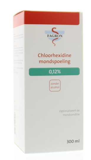 Fagron Chloorhexidine mondspoeling 0.12% (300 Milliliter)