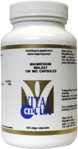 Vital Cell Life Magnesium malaat 150 mg (100 Vegetarische capsules)
