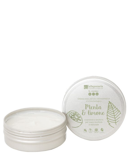 La Saponaria Handcreme bio mint & citroen (60 Milliliter)