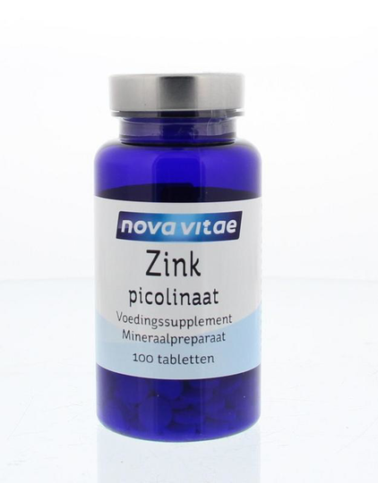 Nova Vitae Zink picolinaat 50mg (100 Tabletten)