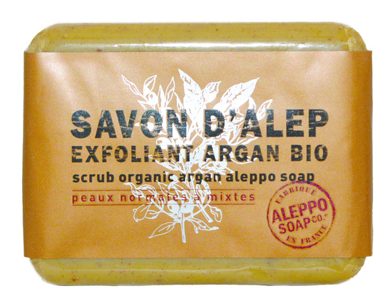 Aleppo Soap Co Aleppo zeep exfoliant argan bio (100 Gram)
