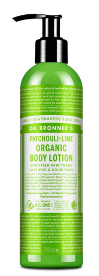 Dr Bronners Bodylotion patchouli lime (240 Milliliter)