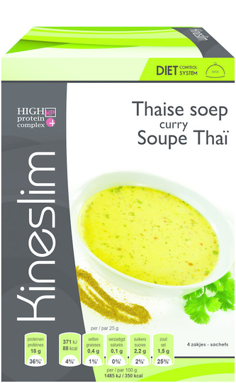 Kineslim Soep thaise curry (4 Stuks)
