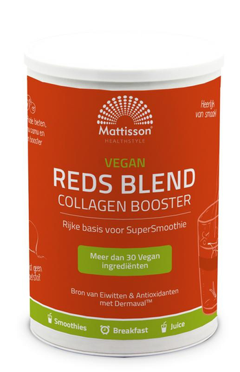 Mattisson Vegan reds blend collagen booster (350 Gram)