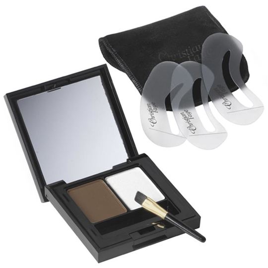 Christian Faye Eyebrow make up duo highlighter dark (1 Stuks)