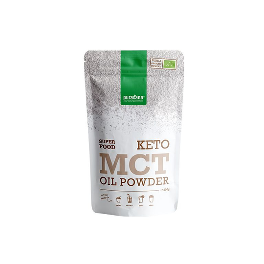 Purasana MCT olie poeder/huile TCM poudre vegan bio (200 Gram)