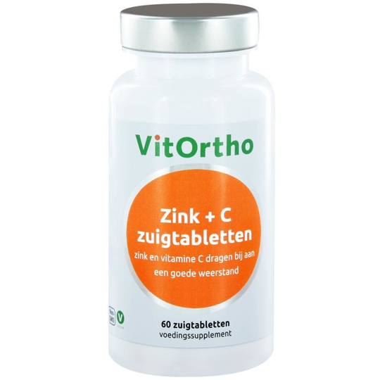 VitOrtho Zink + C zuigtabletten