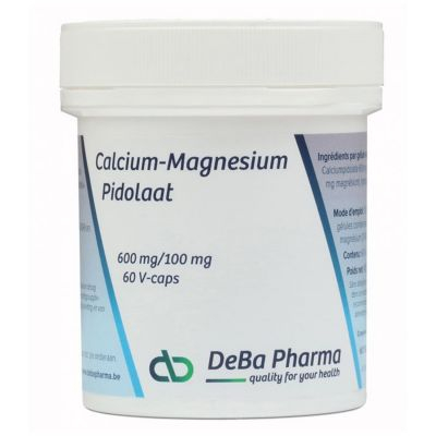 DeBa Pharma Calcium-Magnesium Pidolaat 600 mg/100 mg | 60 capsules