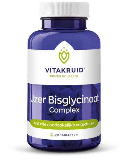 Vitakruid IJzer bisglycinaat 28 mg complex (90 Tabletten)