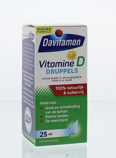 Davitamon Vitamine D druppels (25 Milliliter)