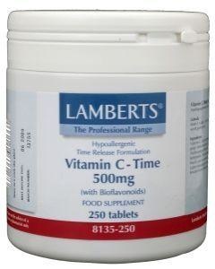Lamberts Vitamine C 500 time released & bioflavonoiden (250 Tabletten)