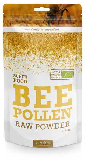 Purasana Bijenpollen poeder/poudre pollen d'abeilles bio (250 Gram)