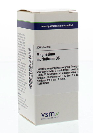 VSM Magnesium muriaticum D6 (200 Tabletten)
