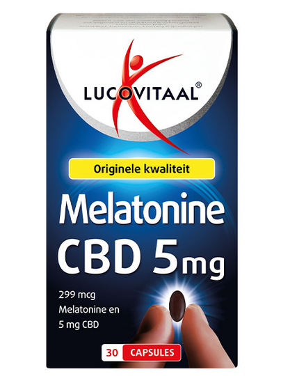 Lucovitaal Melatonine CBD 5mg (30 Capsules)