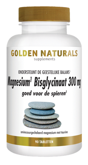 Golden Naturals Magnesium Bisglycinaat 300 mg