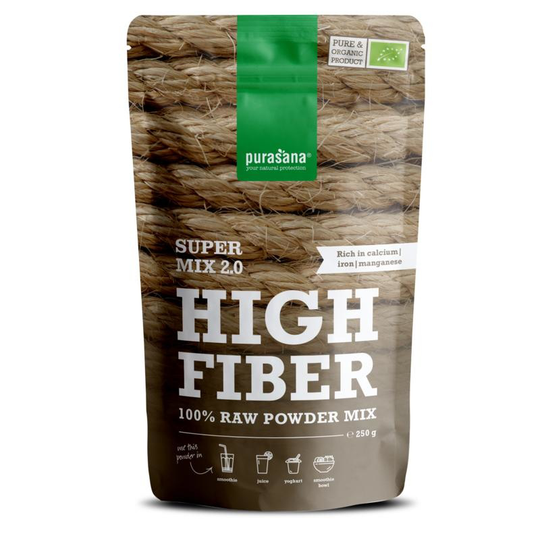 Purasana High fiber mix 2.0 vegan bio (250 Gram)