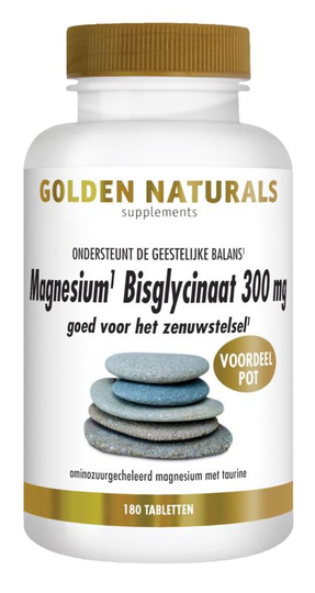 Golden Naturals Magnesium bisglycinaat 300 mg