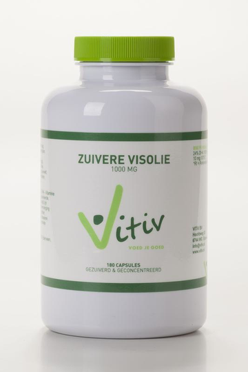 Vitiv Zuivere visolie 1000mg (100 Capsules)