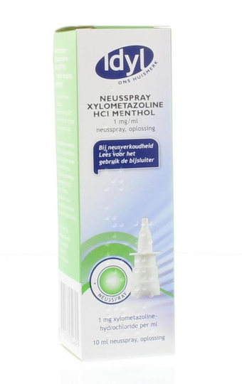 Idyl Neusspray xylometazoline HCl 1.0mg/ml menthol (10 Milliliter)