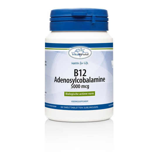 Vitakruid B12 5000 mcg adenosylcobalamine (60 Tabletten)