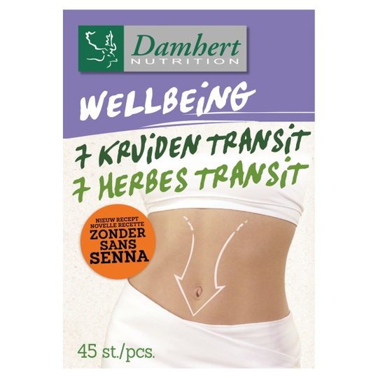 Damhert 7 Kruidentabletten laxeer (45 Tabletten)