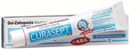 Curasept ADS Gel-tandpasta 0,05% chlx en 0,05% fluoride (75 Milliliter)