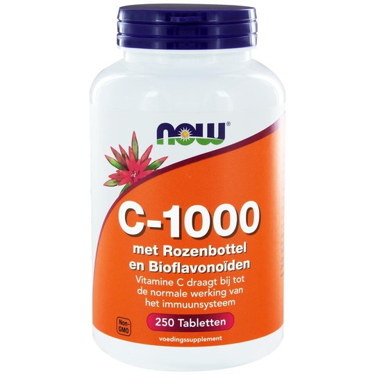 Vitamine C 1000 mg Bioflavonoids Rose Hips (bioflavonoïden en rozebottel)