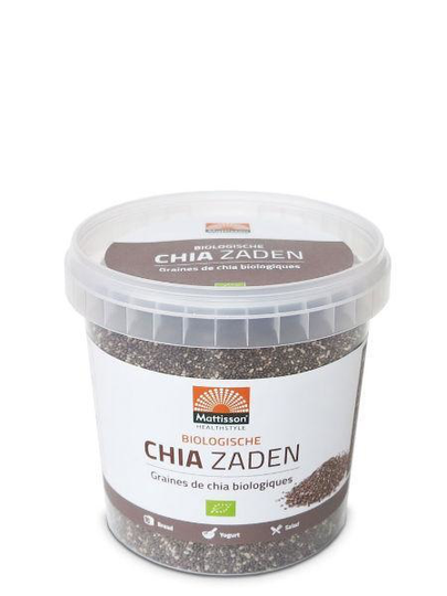 Mattisson Absolute chia zaad raw bio (500 Gram)
