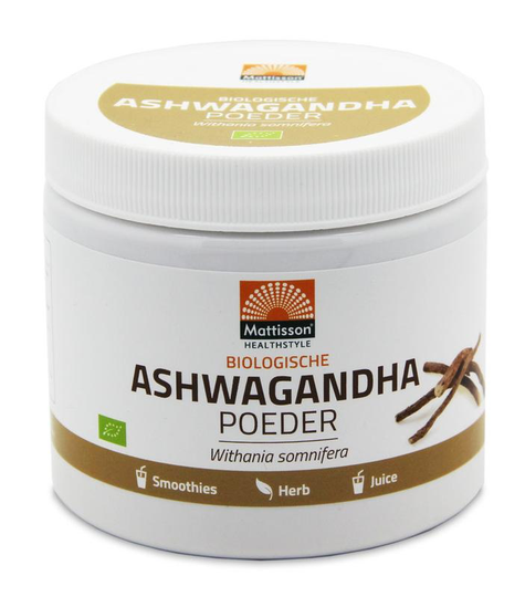 Mattisson Ashwagandha poeder withania somnifera bio (200 Gram)