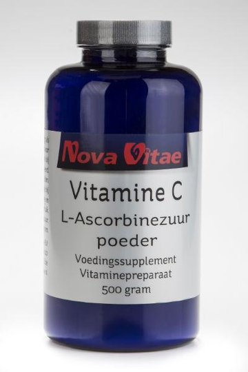 Nova Vitae Vitamine C ascorbinezuur poeder (500 Gram)