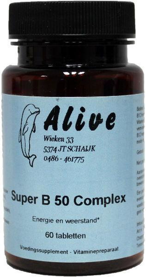 Alive Vitamine B super B50 complex (60 Tabletten)