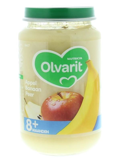 Olvarit Appel banaan peer 8M57 (200 Gram)