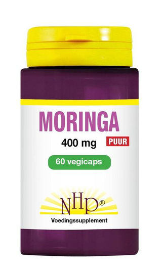 NHP Moringa 400 mg puur (60 Vegetarische capsules)