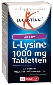 Lucovitaal L-lysine lipblaasje (60 Tabletten)