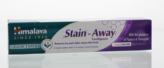 Himalaya Herbal tandpasta stain away (75 Milliliter)